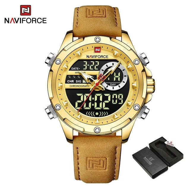 Relógio masculino Luxury Naviforce